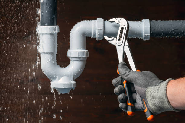 Professional Sewer Line Repair technician working in Sanbornton, NH